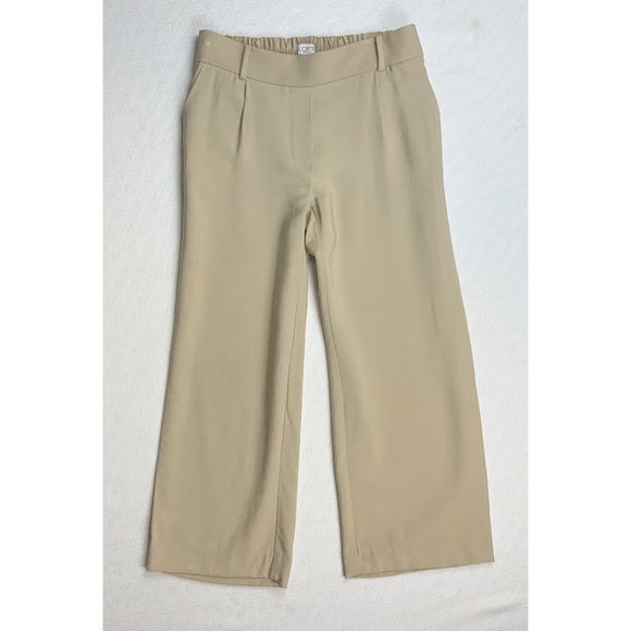 LOFT Tan Ankle Pants - Picture 1 of 7